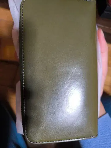 헌터 리더 올리브 그린 장지갑