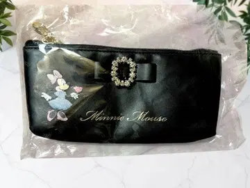 Maison de FLEUR 미니 마우스 파우치 블랙