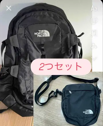 THE NORTH FACE 백팩 숄더백 2개 세트