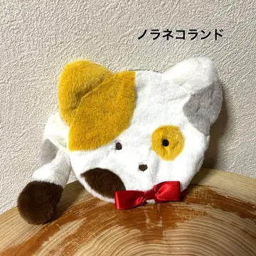 미케 노라네코랜드 페이스형 파우치 고양이 모임