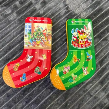 포켓몬 센터 크리스마스 양말형 수납 박스