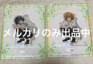 겁쟁이 페달 테시마 아오야기 중외 벌스데이 플라워 3 아크릴 스탠드