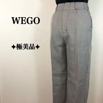 컨디션 최상 센터 프레스의 단정함 WEGO 팬츠 캐주얼 하운드투스
