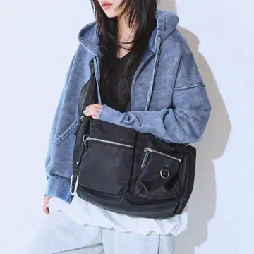 JEANASIS 나일론 W 포켓 바디 BAG 지나시스 숄더백