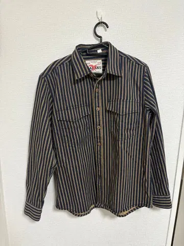 KAYAKU 스트라이프 패턴 긴팔 셔츠