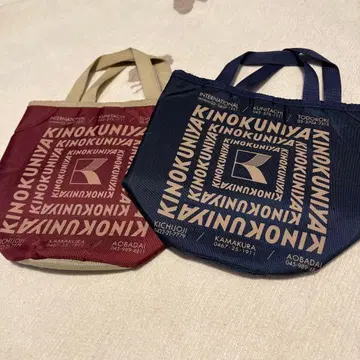 KINOKUNIYA 버킷형 백 미니 사이즈 구 로고