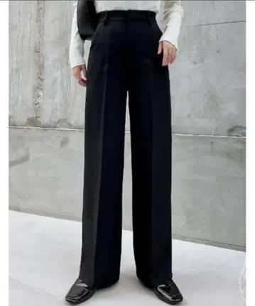 Re:EDIT 컷 트윌 센터 프레스 컬러 슬랙스