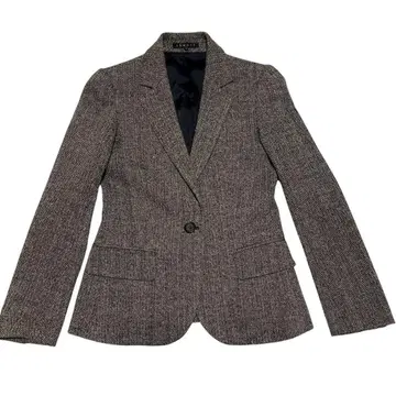 띠어리 헤링본 트위드 자켓 0사이즈