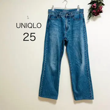 2580 [UNIQLO] 스트레이트 청바지 (25/W63.5) 미들 허리