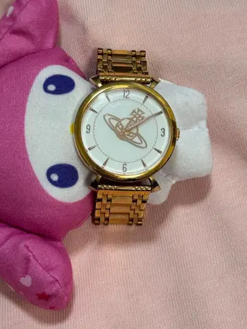 Wilenie Westwood 골드 손목시계