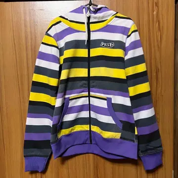 [ 무료배송 ] VOLCOM 스트라이프 지퍼 후드티
