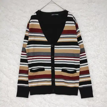 [ 어나더 사이드 스퀘어 ] 스트라이프 가디건 M 사이즈 오피스