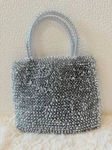 [ 미사용 새상품 ] 인기 와이어백 실버 숄더 2way