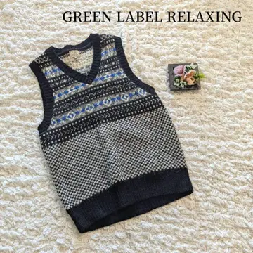 새상품급 [green label relaxing] 영국산 니트 베스트