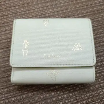 폴 스미스 민트 그린 3단 폴더형 지갑