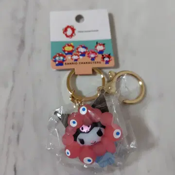 쿠로미 산리오 미야쿠미야쿠 클리어 컬러 마스코트 키링