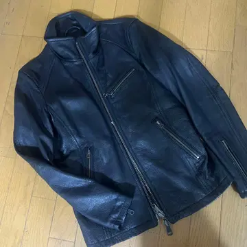 컨디션 최상 레어 모델 잭 로즈 램 가죽 라이더 자켓 M