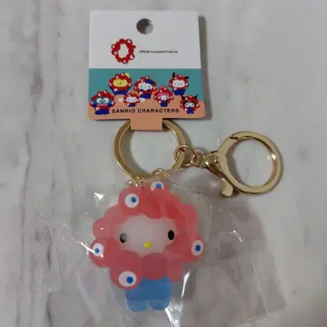 헬로 키티 산리오 미야쿠미야쿠 클리어 컬러 마스코트 키링