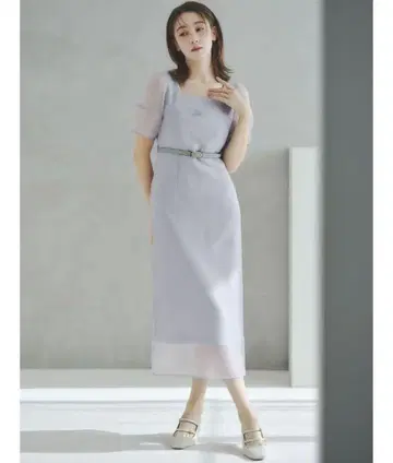 [ 새상품급 ] 현행 모델! 더즈린 레이어드 시어 형태 드레스 결혼식