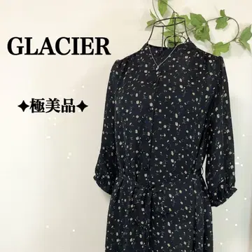 컨디션 최상 2way 사양 GLACIER 롱 원피스 버튼 다운