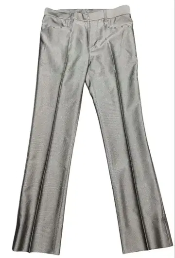 semanticdesign 실버 슬랙스 지퍼 포켓 스터드