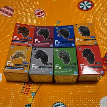 제일복권 고질라 VS 콩 F상 몬스터 헤드 마그넷 전 8종 세트