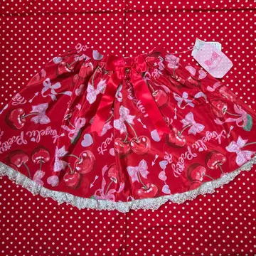 Angelic Pretty 래핑 체리 스커트