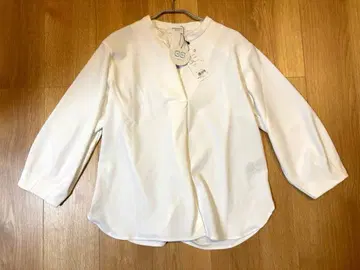 OPAQUE.CLIP 화이트 블라우스