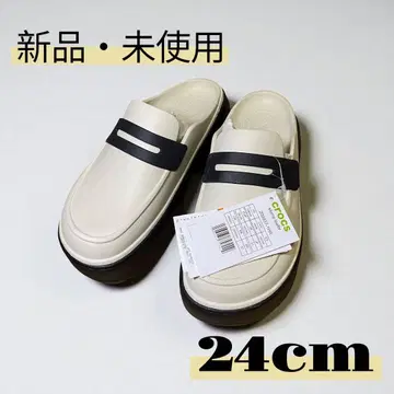 미사용 crocs 스톰프 로퍼 STOMP LOAFER 24cm