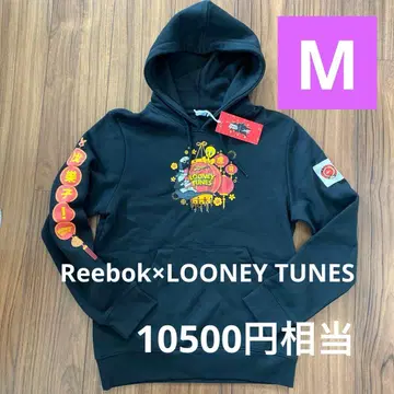 새상품 Reebok x LOONEY TUNES 후드 맨투맨 M 속기모