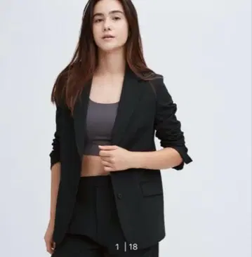 릴랙스 테일러드 자켓 (블랙)