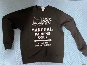 MARCHAL 파킹 맨투맨 L 사이즈 블랙