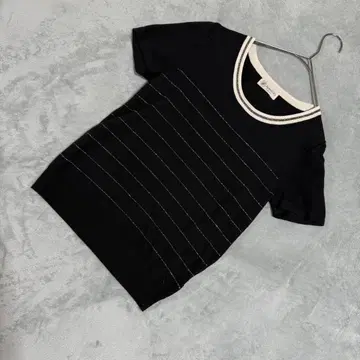 [새상품급] 앨리스버리 라메 믹스 반팔 썸머 니트 M