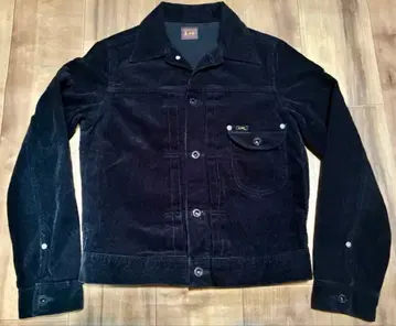 Lee 블랙 코듀로이 자켓 편포켓 M