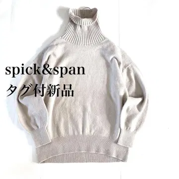 택 포함 새상품 스픽 앤 스팬 캐시미어 터틀넥 풀오버 니트