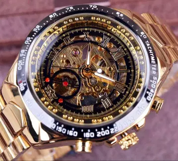 손목시계 기계식 자동 와인딩 남성용 스켈레톤 포멀 새상품 13