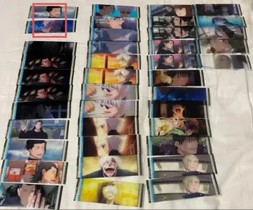 주술회전 회옥 옥절 필름풍 클리어 책갈피 컬렉션 40개 (호로 포함)