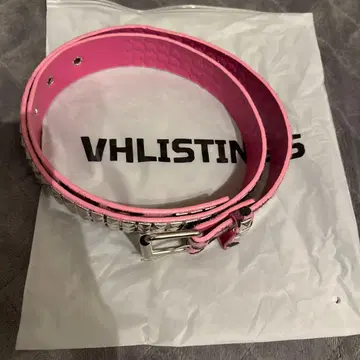 VHLISTINGS 핑크 벨트 스트릿 Y2K
