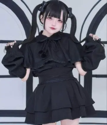 nyan me 퐁퐁 케이프 블라우스 같은 느낌