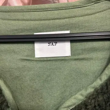 NAF 올리브 그린 플리스 자켓