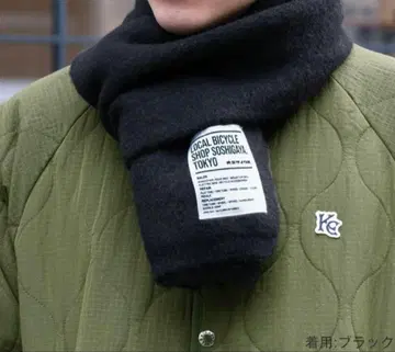 기나시 사이클 머플러 블랙