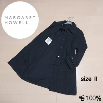 (새상품급) MARGARET HOWELL 울 트위드 코트