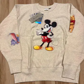 BEAMS x Champion x Disney 리버스 위브 맨투맨