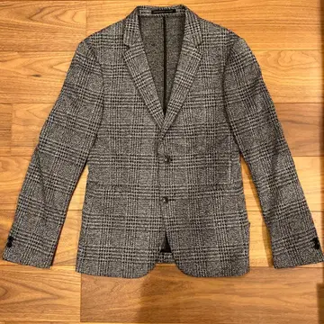 ZARA 자라 글렌체크 테일러드 자켓 48