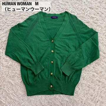 HUMAN WOMAN (휴먼 우먼) 긴팔 V넥 가디건