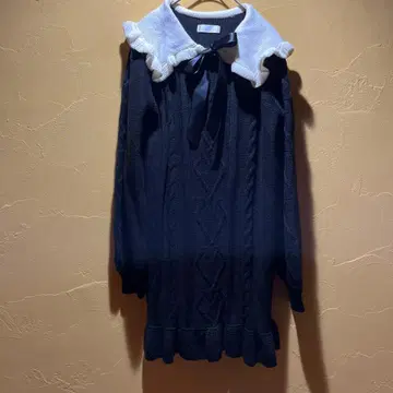 니트 프릴 원피스 디어마이러브