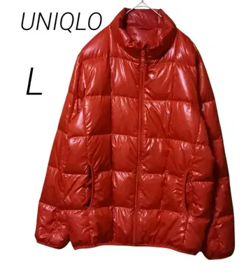 [ UNIQLO ] 유니클로 다운 자켓 다운 90% 레드 따뜻함 경량