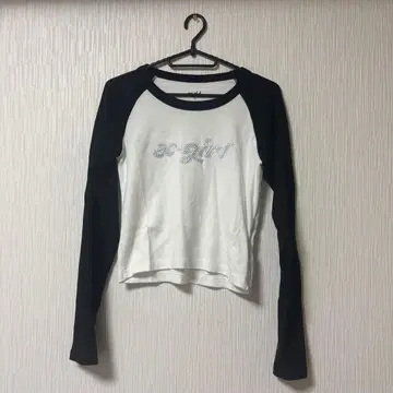 X-girl 래글런 롱T