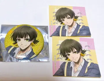 블루 록 바치라 메구루 AGF 글리터 캔뱃지 특전 스티커