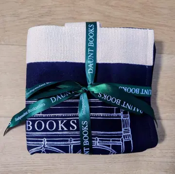 DAUNT BOOKS 코튼 토트백 대 블랙